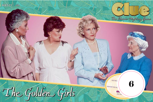 Golden Girls Clue board game